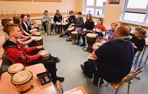 Schulzentrum Neutrebbin, Weihnachtsfeier in der Partnerschule im polnischen Bogdaniec